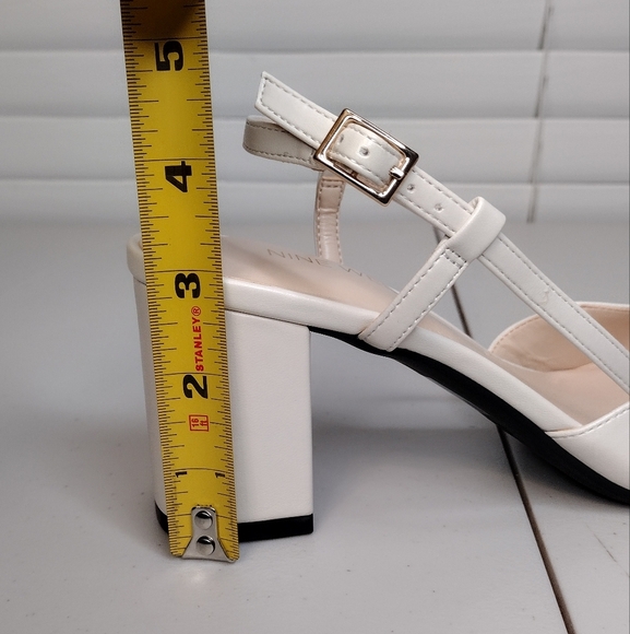 Nine West Nudora Women's Business Office Classic Slingback Cap Toe Block Heels - Picture 13 of 15